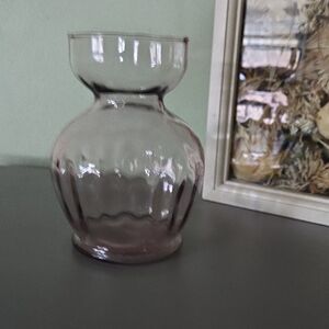 Chic Lavender Glass Vase